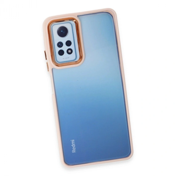 Note 12 Pro 4g Kılıf Dora Kapak - Pudra