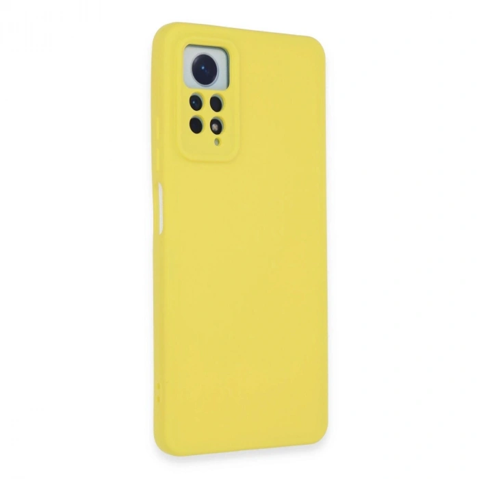 Note 12 Pro 4g Kılıf Nano İçi Kadife  - Sarı