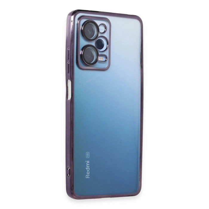 Note 12 Pro 5g Kılıf  Lensli  - Mor