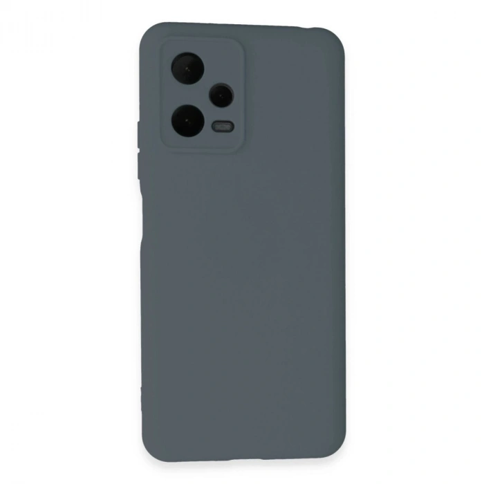 Note 12 Pro 5g Kılıf Nano İçi Kadife  - Gri