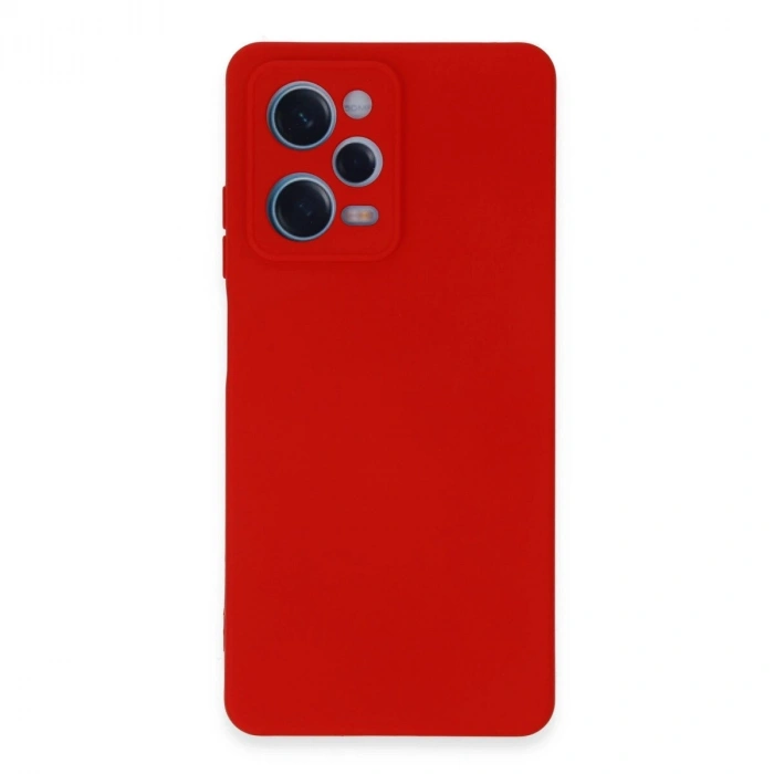 Note 12 Pro 5g Kılıf Nano İçi Kadife  - Kırmızı