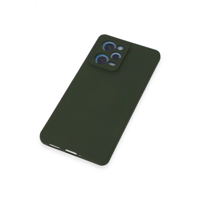 Note 12 Pro 5g Kılıf Nano İçi Kadife  - Koyu Yeşil