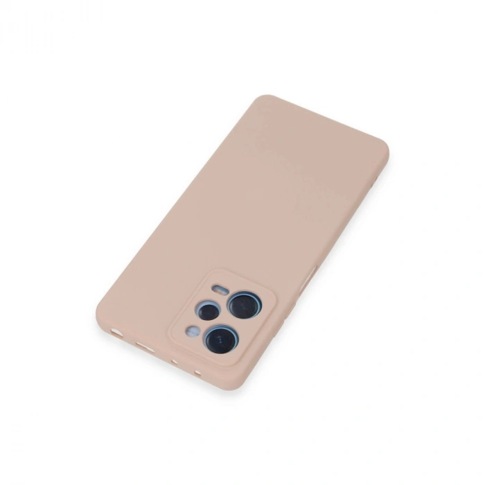 Note 12 Pro 5g Kılıf Nano İçi Kadife  - Pudra