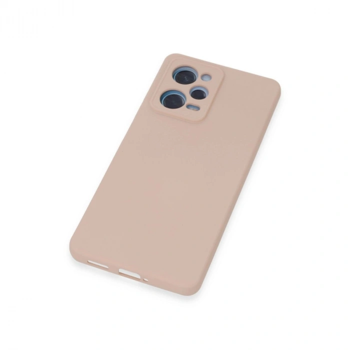 Note 12 Pro 5g Kılıf Nano İçi Kadife  - Pudra