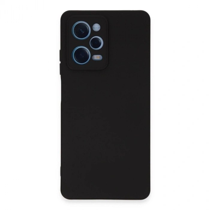 Note 12 Pro 5g Kılıf Nano İçi Kadife  - Siyah