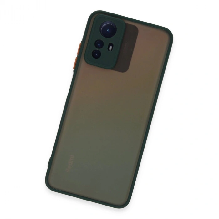 Note 12s Kılıf Montreal  Kapak - Yeşil