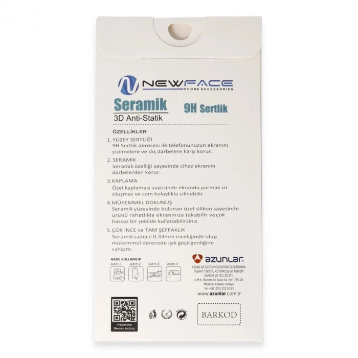 Note 13 4g 3d Antistatik Seramik Nano Ekran Koruyucu