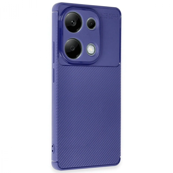 Note 13 Pro 4g Kılıf Auto Fus Karbon Kapak - Lacivert
