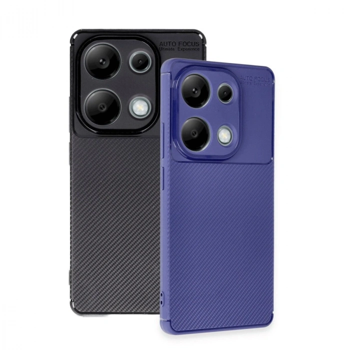 Note 13 Pro 4g Kılıf Auto Fus Karbon Kapak - Lacivert