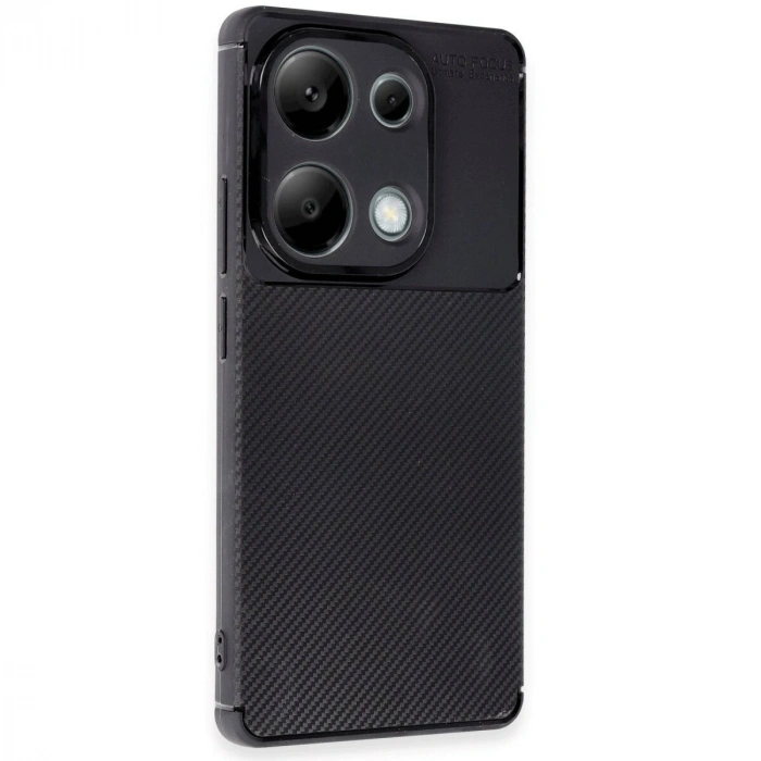 Note 13 Pro 4g Kılıf Auto Fus Karbon Kapak - Siyah