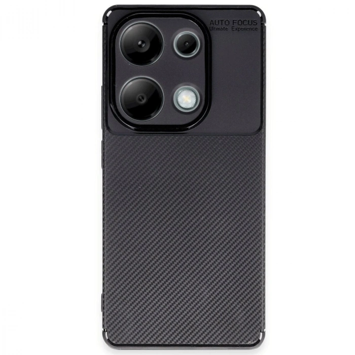 Note 13 Pro 4g Kılıf Auto Fus Karbon Kapak - Siyah