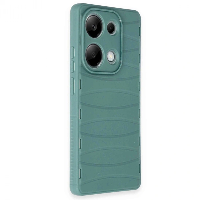 Note 13 Pro 4g Kılıf Bibercas  Kapak - Koyu Yeşil