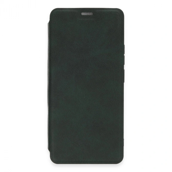 Note 13 Pro 4g Kılıf Flip Cover - Koyu Yeşil