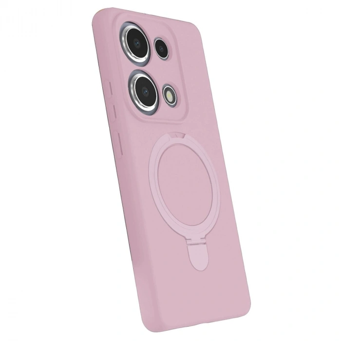 Note 13 Pro 4g Regal Magsafe Standlı Kapak - Açık Pembe