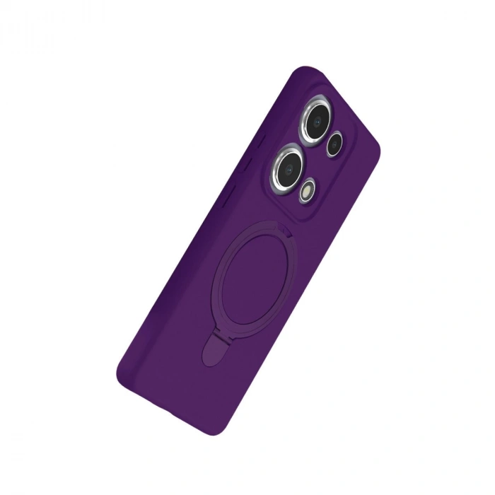 Note 13 Pro 4g Regal Magsafe Standlı Kapak - Derin Mor