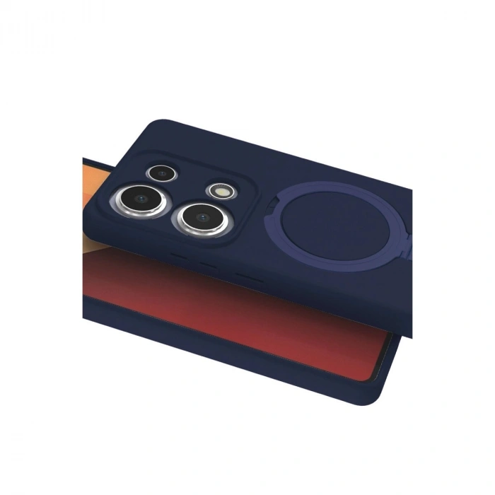 Note 13 Pro 4g Regal Magsafe Standlı Kapak - Lacivert