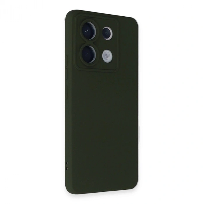 Note 13 Pro 5g Kılıf Nano İçi Kadife  - Koyu Yeşil