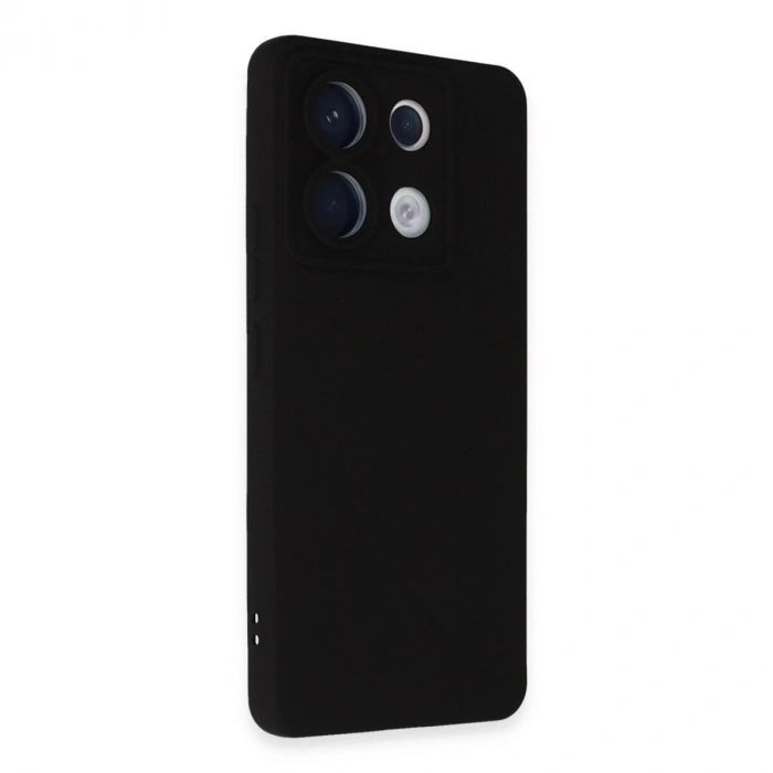 Note 13 Pro 5g Kılıf Nano İçi Kadife  - Siyah