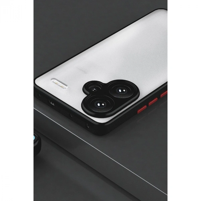 Note 13 Pro Plus Kılıf Montreal  Kapak - Siyah