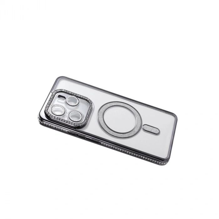 Note 14 4g Joke Simli Magneticsafe Kılıf - Siyah