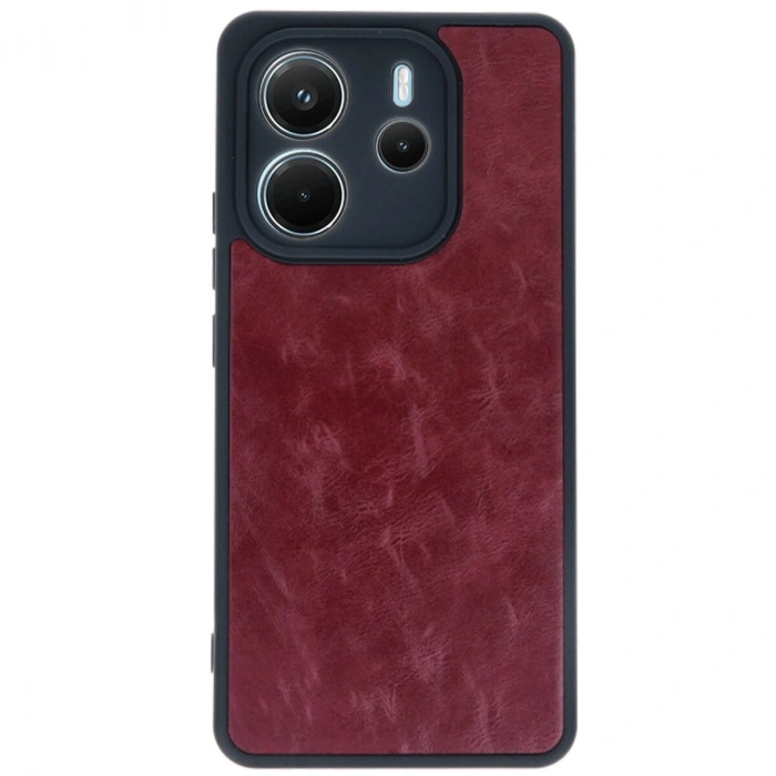 Note 14 4g Kılıf Aras Deri Kapak - Bordo