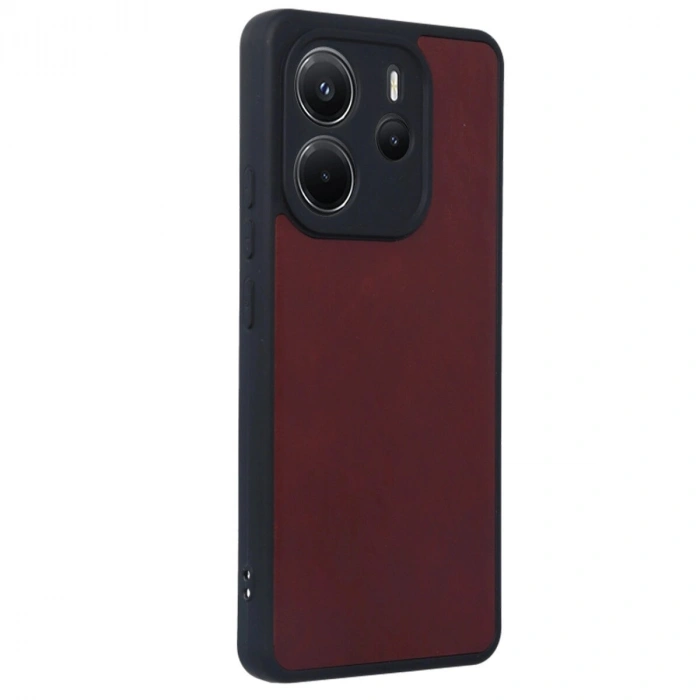Note 14 4g Kılıf Aras Deri Kapak - Bordo