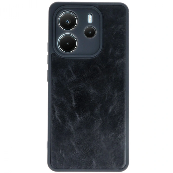 Note 14 4g Kılıf Aras Deri Kapak - Siyah