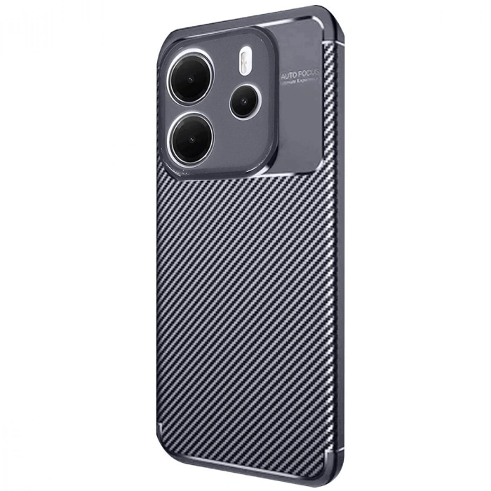 Note 14 4g Kılıf Auto Fus Karbon Kapak - Lacivert