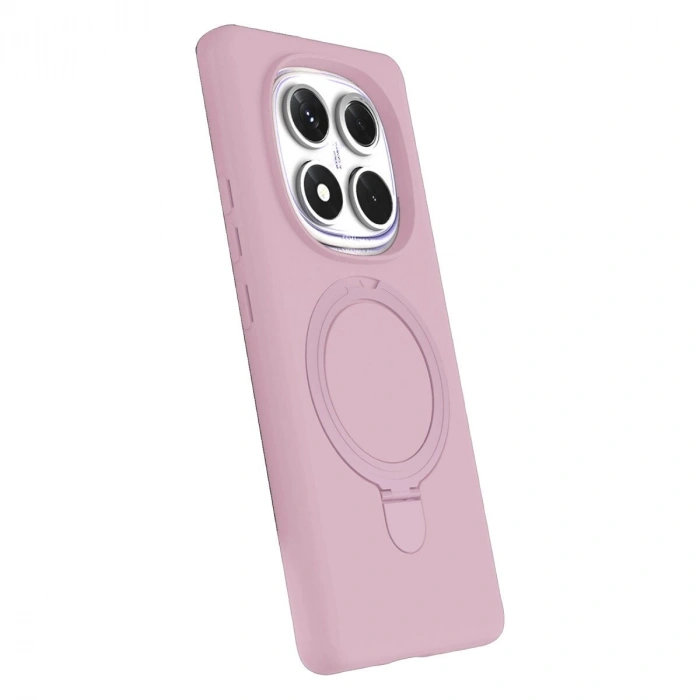 Note 14 Pro 4g Regal Magsafe Standlı Kapak - Açık Pembe