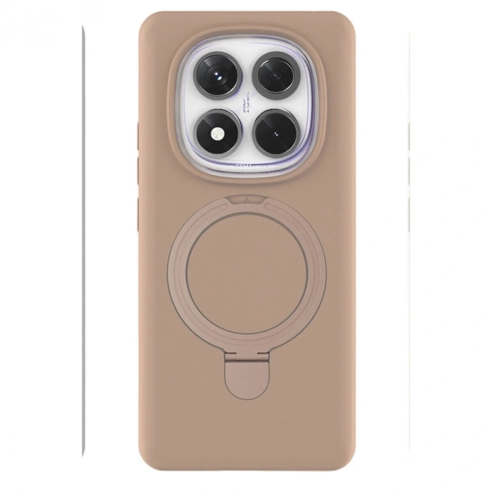Note 14 Pro 4g Regal Magsafe Standlı Kapak - Çöl Titanyum