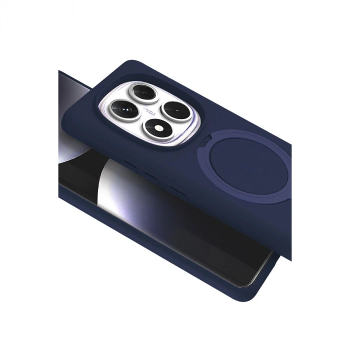Note 14 Pro 4g Regal Magsafe Standlı Kapak - Lacivert
