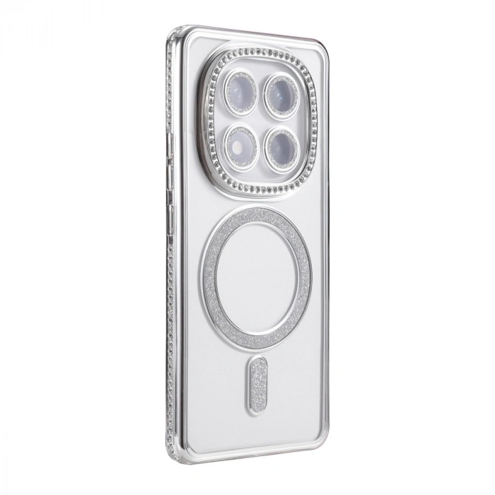 Note 14 Pro 5g Joke Simli Magneticsafe Kılıf - Gümüş