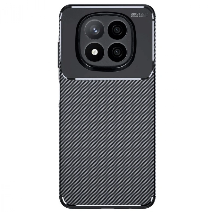 Note 14 Pro 5g Kılıf Auto Fus Karbon Kapak - Siyah