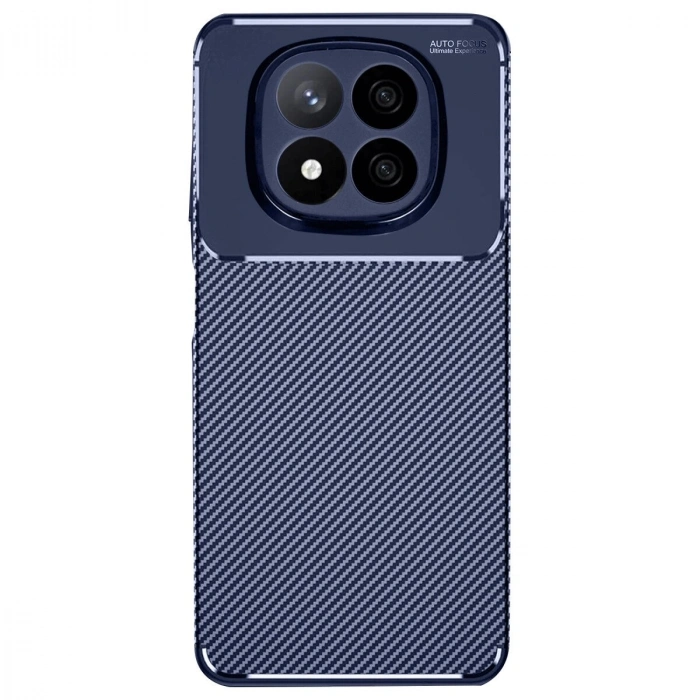 Note 14 Pro Plus Kılıf Auto Fus Karbon Kapak - Lacivert