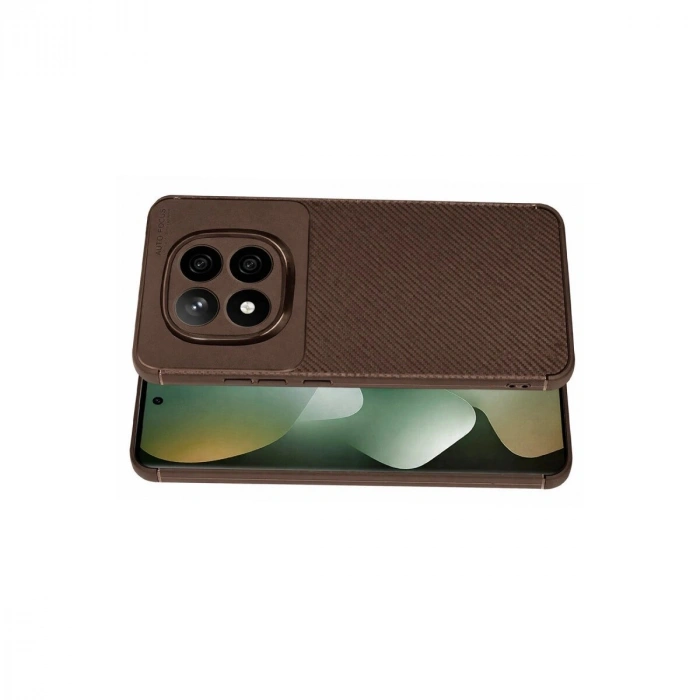 Note 15 Pro 5g Auto Fus Karbon Kapak - Kahverengi