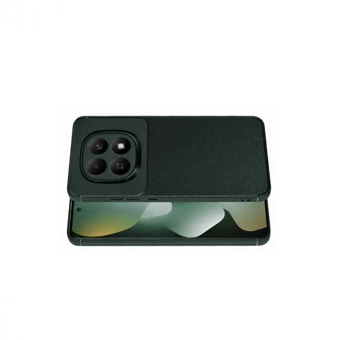 Note 15 Pro 5g Auto Fus Karbon Kapak - Koyu Yeşil