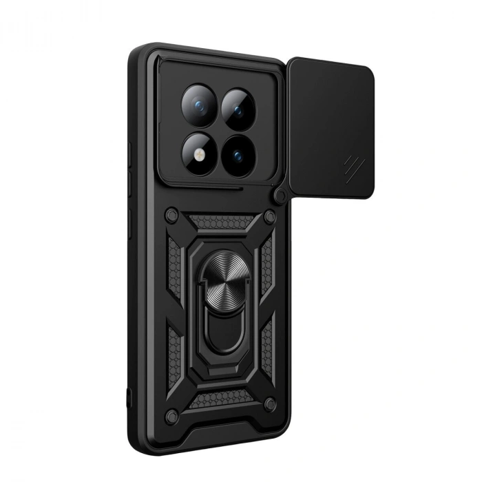 Note 15 Pro Plus 5g Pars Lens Yüzüklü  - Siyah