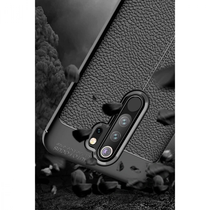 Note 8 Pro Kılıf Auto Fus Kapak - Kırmızı