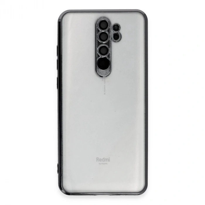 Note 8 Pro Kılıf  Lensli  - Siyah