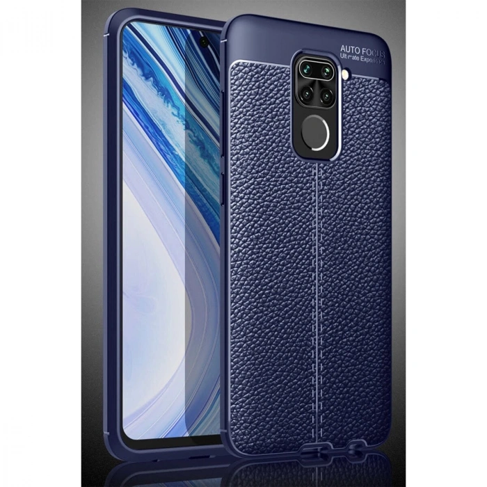 Note 9 Kılıf Auto Fus Kapak - Lacivert