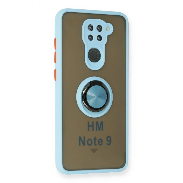 Note 9 Kılıf Montreal Yüzüklü  Kapak - Buz Mi