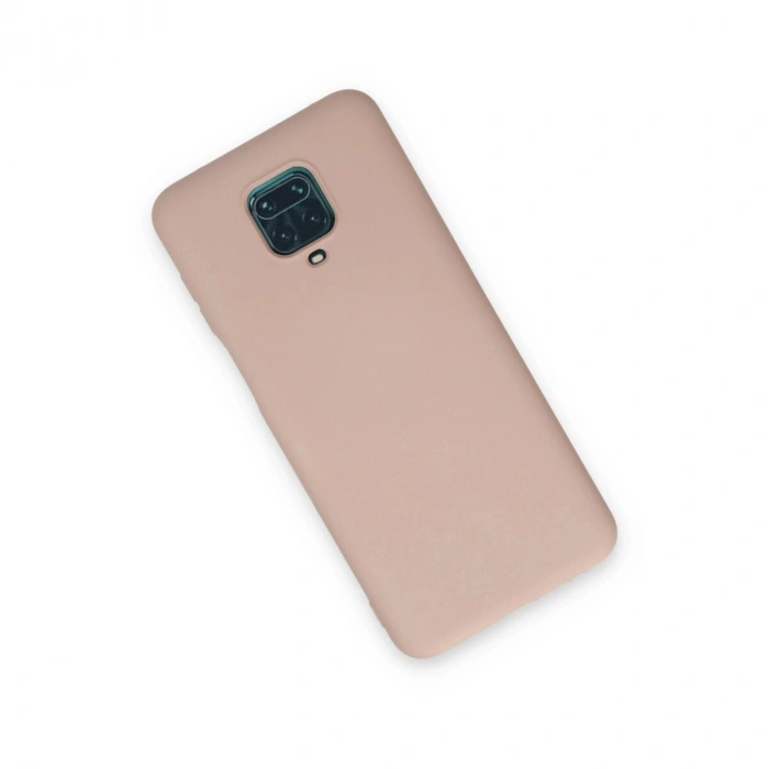Note 9 Pro Kılıf Nano İçi Kadife  - Pudra