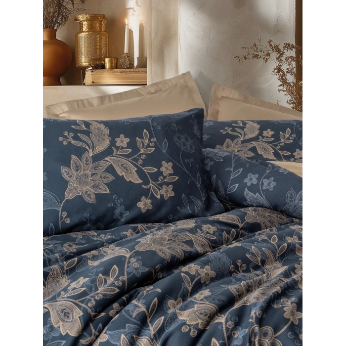 Ntelle Bej Saten Nev Takımı Çift Kişilik