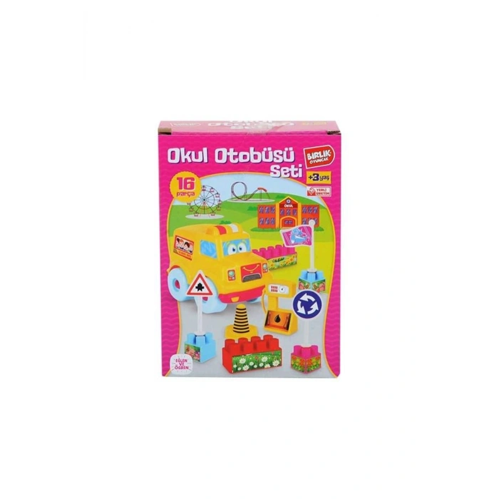 Okul Otobüsü Seti 16 Parça - URT-10-3597 - 1 ADET
