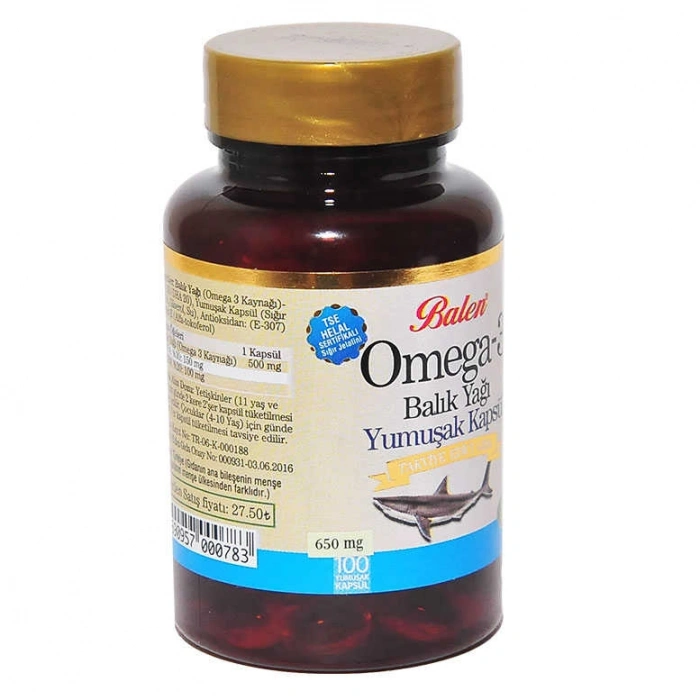 Omega 3 Balık Yağı Yumuşak 100