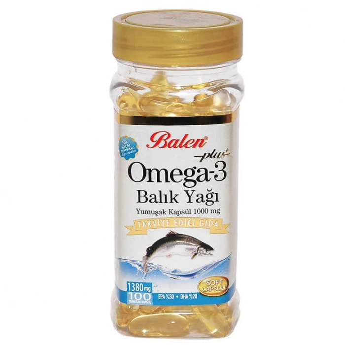 Omega 3 Plus+ Balık Yağı Yumuşak 100