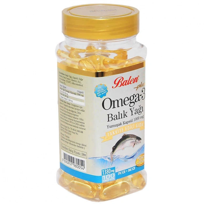 Omega 3 Plus+ Balık Yağı Yumuşak 100