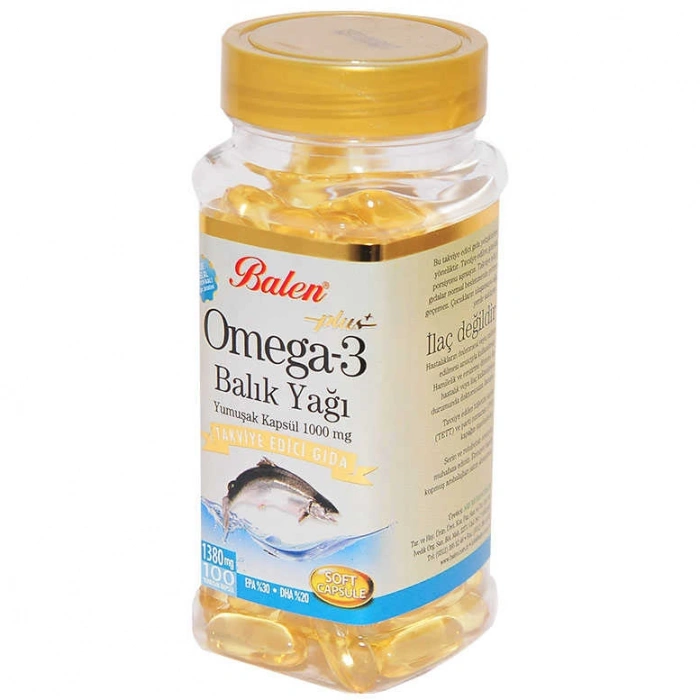 Omega 3 Plus+ Balık Yağı Yumuşak 100