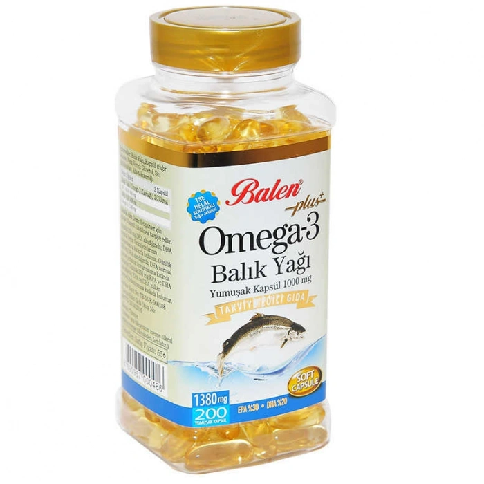 Omega 3 Plus+ Balık Yağı Yumuşak 200