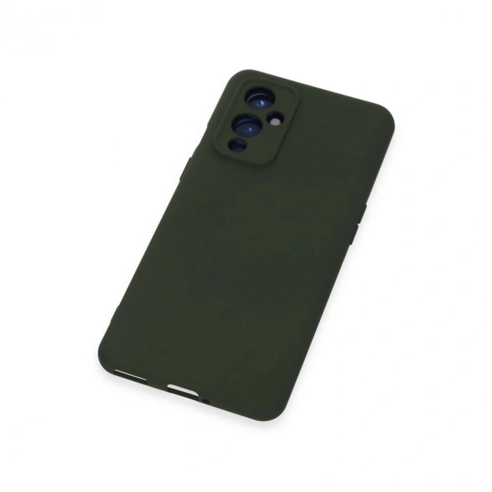 One Plus 9 Kılıf Nano İçi Kadife  - Koyu Yeşil